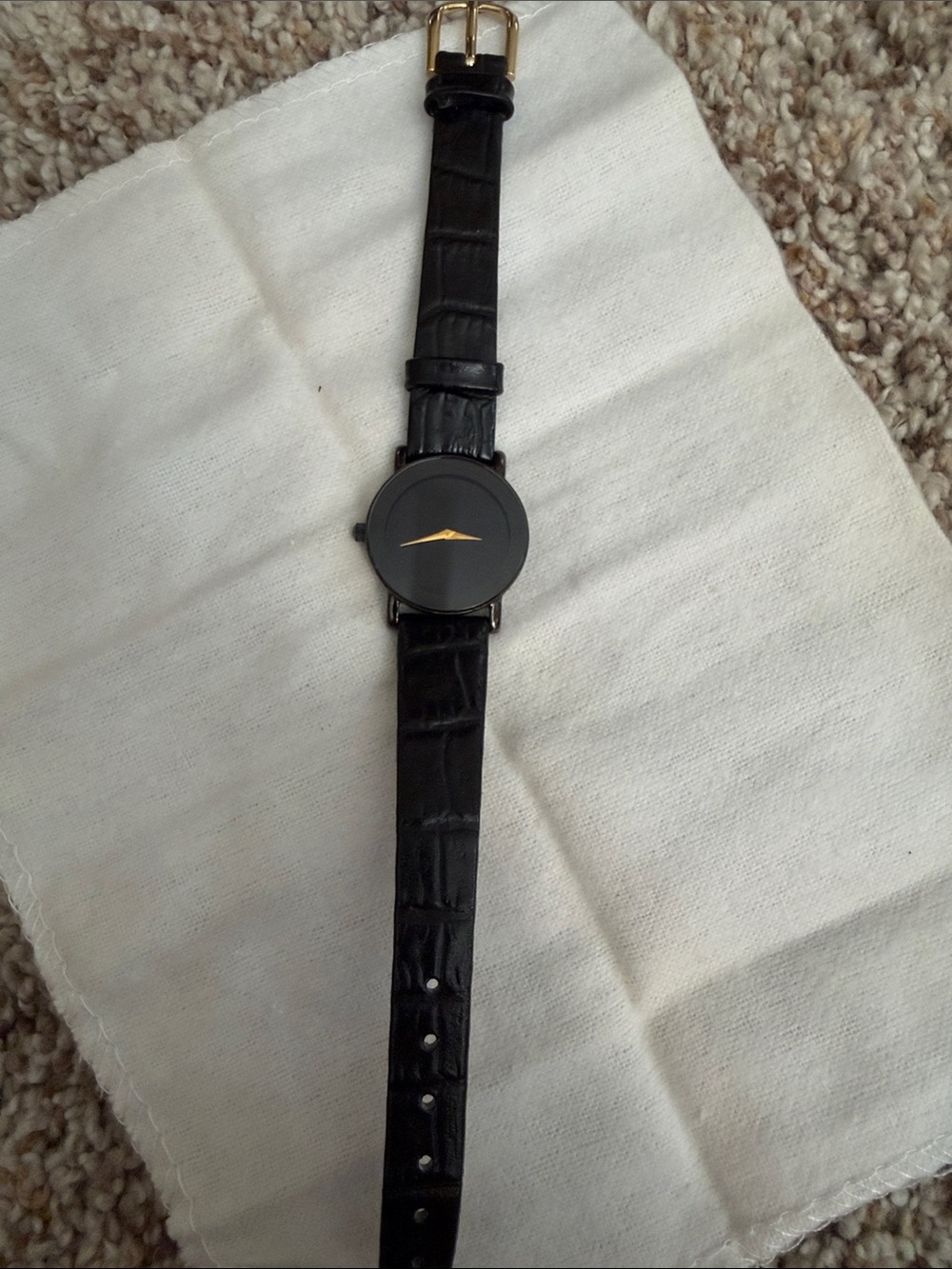 Women’s Citizens Black Dress watch with black Leather Strap